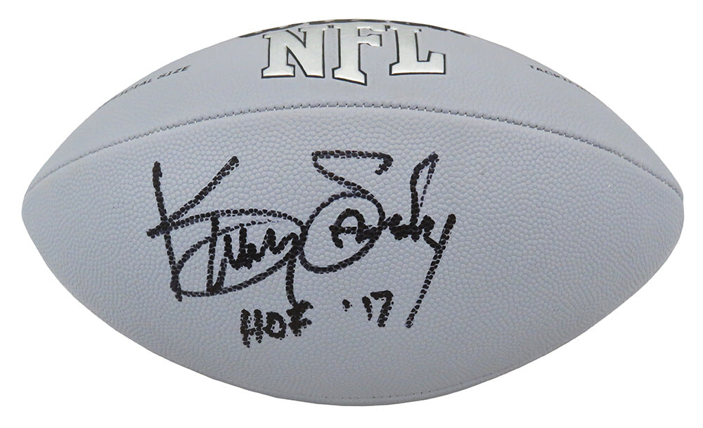 Kenny Easley Signed Wilson MVP Silver Full Size Football w/HOF'17 - EASFTB302 - Kenny Easley Signed Wilson MVP Silver Full Size Football w/HOF'17 product image