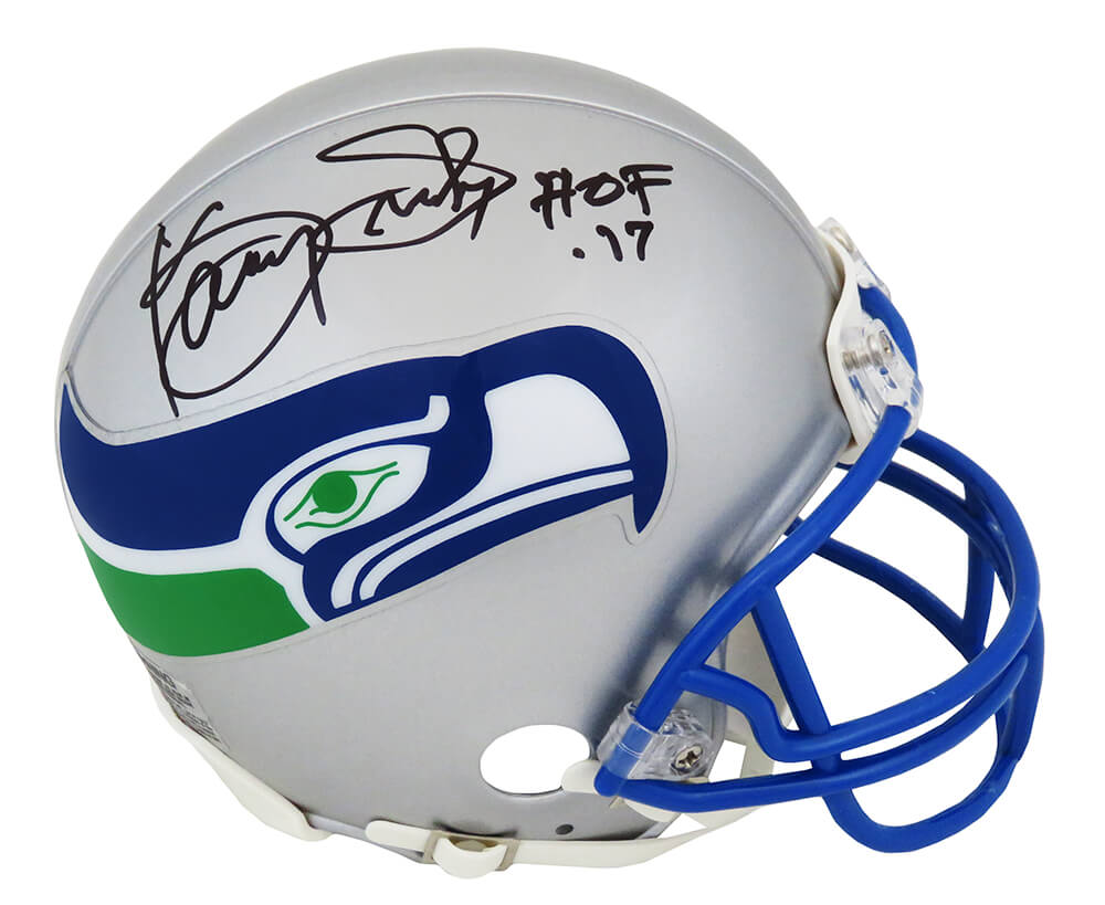 Kenny Easley Signed Seattle Seahawks Throwback Riddell Mini Helmet w/HOF'17 - EASMIN300 - Kenny Easley Signed Seattle Seahawks Throwback Riddell Mini Helmet w/HOF'17 product image