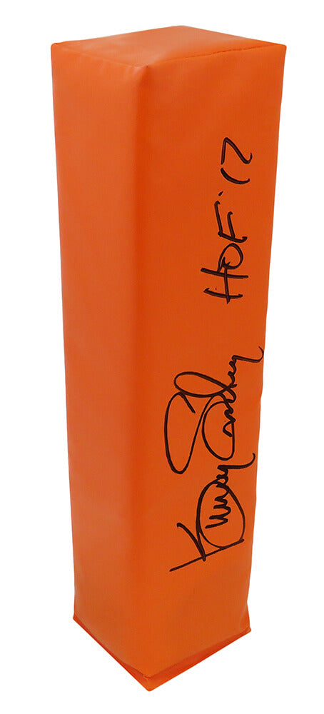 Kenny Easley Signed Orange Endzone Pylon w/HOF'17 - EASPYL300 - Kenny Easley Signed Orange Endzone Pylon w/HOF'17 product image