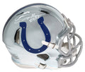 Eric Ebron Signed Indianapolis Colts Chrome Riddell Speed Mini Helmet - EBRMIN300 - Eric Ebron Signed Indianapolis Colts Chrome Riddell Speed Mini Helmet product image