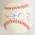 Dennis Eckersley Signed MLB Baseball w/1992 AL CY, MVP - ECKBSB101 - Dennis Eckersley Signed MLB Baseball w/1992 AL CY, MVP product image