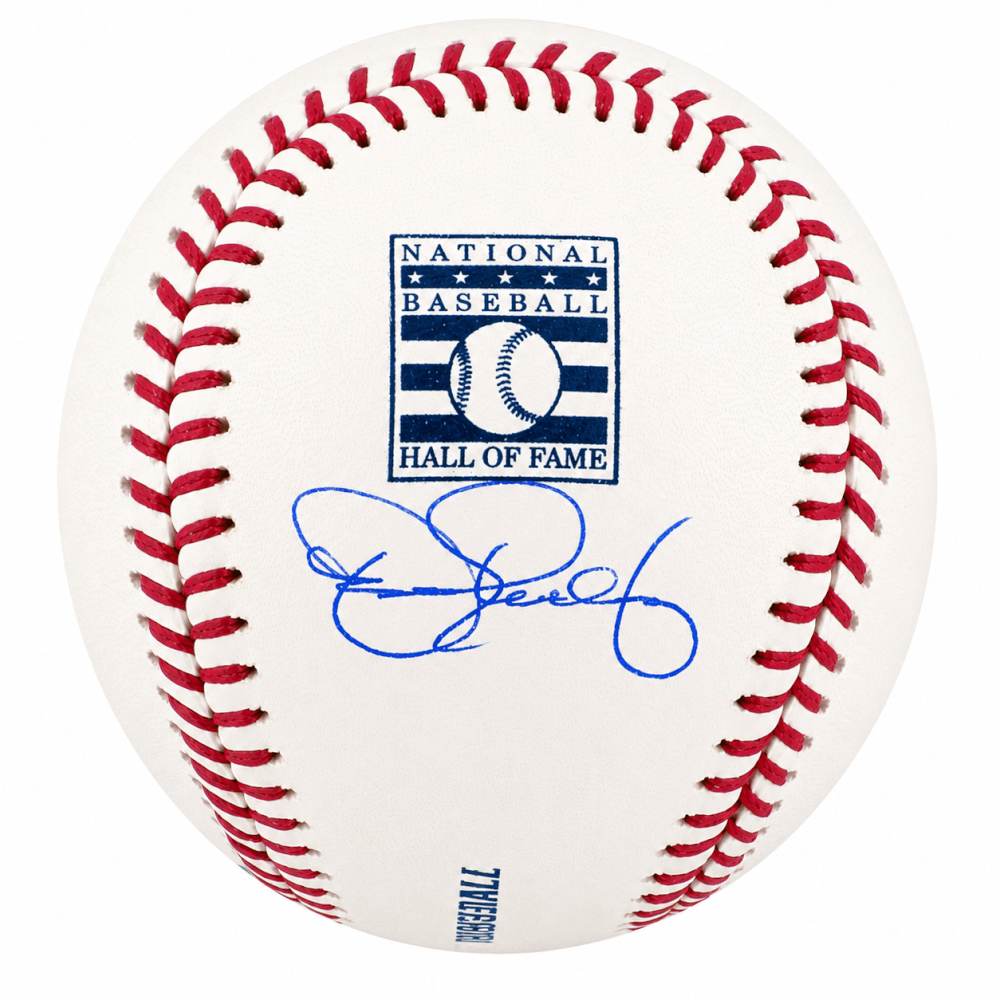 Dennis Eckerlsey Signed Rawlings Hall of Fame Logo MLB Baseball - ECKBSB104 - Dennis Eckerlsey Signed Rawlings Hall of Fame Logo MLB Baseball product image