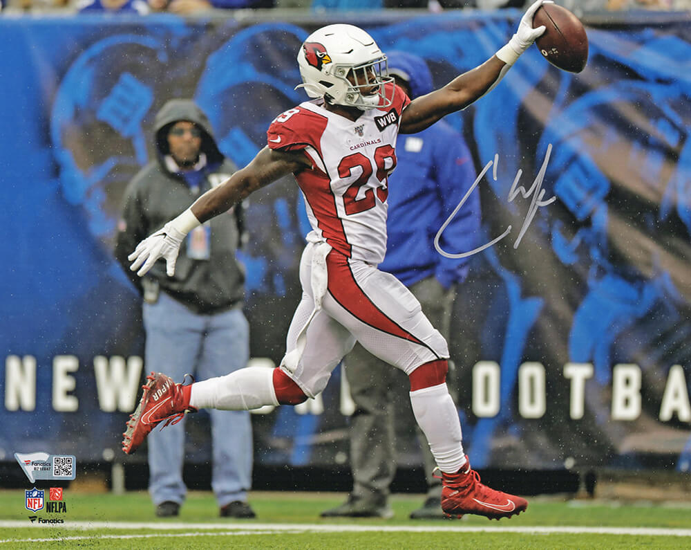 Chase Edmonds Signed Arizona Cardinals Celebration 8x10 Photo (Fanatics) - EDM08P300 - Chase Edmonds Signed Arizona Cardinals Celebration 8x10 Photo (Fanatics) product image