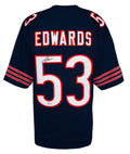 T.J. (TJ) Edwards Signed Navy Custom Football Jersey (Beckett HOLO) - EDWJRY300 - T.J. (TJ) Edwards Signed Navy Custom Football Jersey (Beckett HOLO) product image