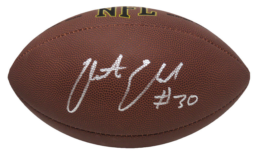 Austin Ekeler Signed Wilson Super Grip Full Size NFL Football - EKEFTB300 - Austin Ekeler Signed Wilson Super Grip Full Size NFL Football product image