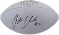Austin Ekeler Signed Wilson MVP Silver Full Size Football - EKEFTB303 - Austin Ekeler Signed Wilson MVP Silver Full Size Football product image