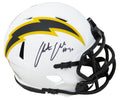 Austin Ekeler Signed Los Angeles Chargers Lunar Eclipse White Matte Riddell Speed Mini Helmet - EKEMIN303 - Austin Ekeler Signed Los Angeles Chargers Lunar Eclipse White Matte Riddell Speed Mini Helmet product image