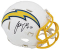 Austin Ekeler Signed Los Angeles Chargers 2019 Style Riddell Speed Mini Helmet - EKEMIN305 - Austin Ekeler Signed Los Angeles Chargers 2019 Style Riddell Speed Mini Helmet product image