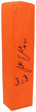 Austin Ekeler Signed Champro Orange Endzone Football Pylon w/Pound For Pound - EKEPYL303 - Austin Ekeler Signed Champro Orange Endzone Football Pylon w/Pound For Pound product image