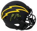 Austin Ekeler Signed Los Angeles Chargers Eclipse Black Matte Riddell Full Size Speed Replica Helmet - EKEREP305 - Austin Ekeler Signed Los Angeles Chargers Eclipse Black Matte Riddell Full Size Speed Replica Helmet product image