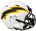 Austin Ekeler Signed Los Angeles Chargers Lunar Eclipse White Matte Riddell Full Size Speed Replica Helmet - EKEREP307 - Austin Ekeler Signed Los Angeles Chargers Lunar Eclipse White Matte Riddell Full Size Speed Replica Helmet product image