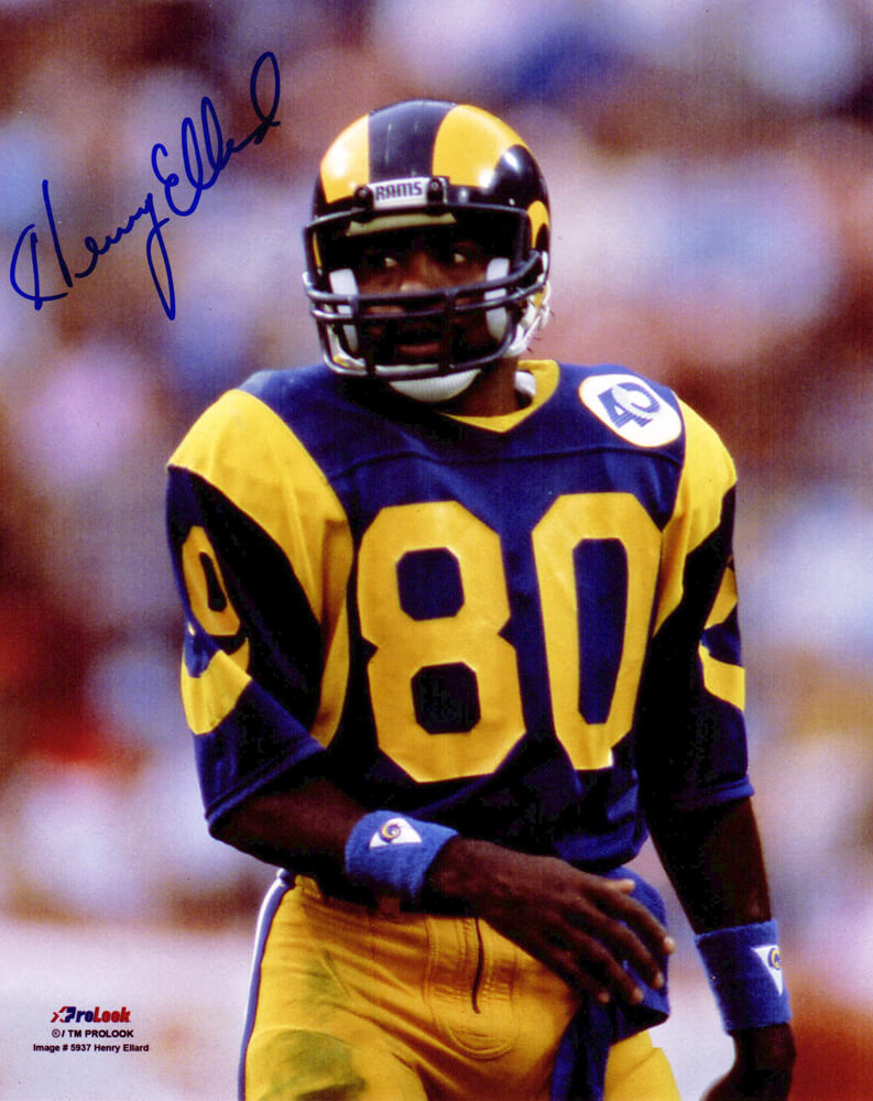 Henry Ellard Signed Rams 8x10 Photo - ELL08P300 - Henry Ellard Signed Rams 8x10 Photo product image