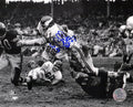 Carl Eller Signed Minnesota Vikings B&W Action vs Bears 8x10 Photo w/HOF'04 - ELL08P310 - Carl Eller Signed Minnesota Vikings B&W Action vs Bears 8x10 Photo w/HOF'04 product image