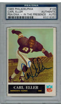 Carl Eller Signed Vikings 1965 Philadelphia Rookie Card #105 PSA/DNA - ELLCAR301 - Carl Eller Signed Vikings 1965 Philadelphia Rookie Card #105 PSA/DNA product image
