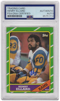 Henry Ellard Signed Los Angeles Rams 1986 Topps Football Trading Card #79 - (PSA Encapsulated) - ELLCAR313 - Henry Ellard Signed Los Angeles Rams 1986 Topps Football Trading Card #79 - (PSA Encapsulated) product image