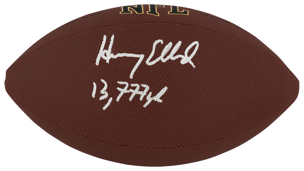 Henry Ellard Signed Wilson Super Grip Full Size NFL Football w/13,777 Yds - ELLFTB321 - Henry Ellard Signed Wilson Super Grip Full Size NFL Football w/13,777 Yds product image
