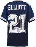 Ezekiel Elliott Signed Navy Custom Football Jersey - (Beckett) - ELLJRY312 - Ezekiel Elliott Signed Navy Custom Football Jersey - (Beckett) product image
