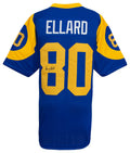 Henry Ellard Signed Blue Custom Football Jersey - ELLJRY320 - Henry Ellard Signed Blue Custom Football Jersey product image
