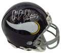 Carl Eller Signed Minnesota Vikings Throwback Riddell Mini Helmet w/HOF'04 - ELLMIN300 - Carl Eller Signed Minnesota Vikings Throwback Riddell Mini Helmet w/HOF'04 product image
