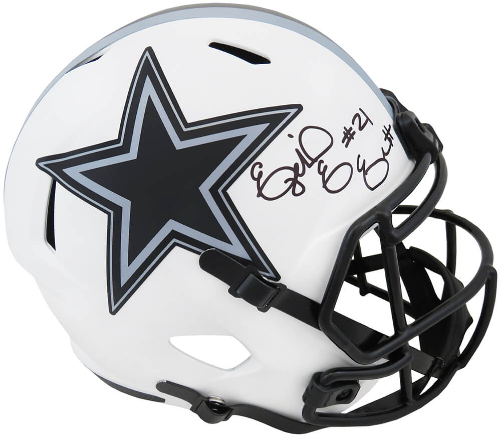 Ezekiel Elliott Signed Dallas Cowboys Lunar Eclipse Riddell Full Size Speed Replica Helmet - ELLREP302 - Ezekiel Elliott Signed Dallas Cowboys Lunar Eclipse Riddell Full Size Speed Replica Helmet product image