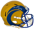 Henry Ellard Signed Los Angeles Rams FLASH Riddell Full Size Speed Replica Helmet w/13,777 Yds - ELLREP312 - Henry Ellard Signed Los Angeles Rams FLASH Riddell Full Size Speed Replica Helmet w/13,777 Yds product image