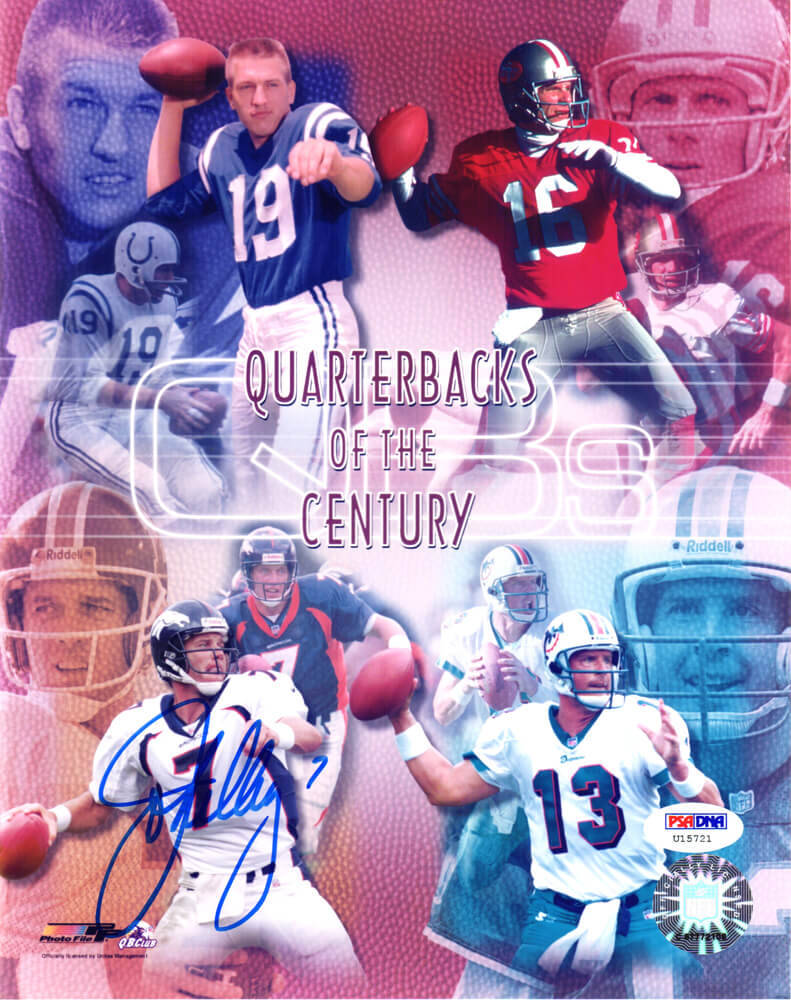 John Elway Signed Quaterbacks Of The Century Collage 8x10 Photo - ELW08P301 - John Elway Signed Quaterbacks Of The Century Collage 8x10 Photo product image
