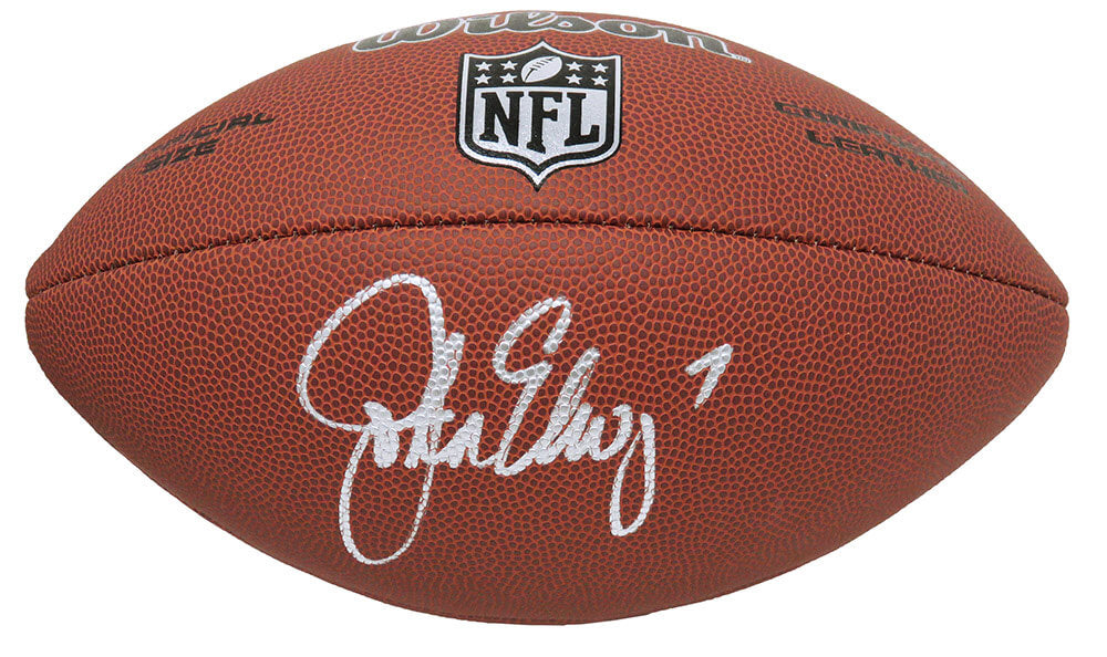 John Elway Signed Wilson Limited Full Size NFL Football - ELWFTB300 - John Elway Signed Wilson Limited Full Size NFL Football product image