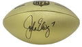 John Elway Signed Wilson Duke Gold Metallic NFL Full Size Replica Football - ELWFTB301 - John Elway Signed Wilson Duke Gold Metallic NFL Full Size Replica Football product image