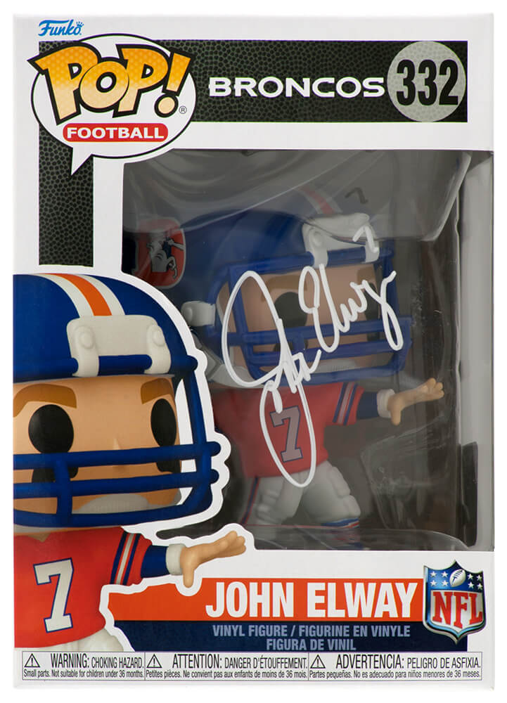 John Elway Signed Denver Broncos John Elway Funko Pop Doll #332 - ELWFUN300 - John Elway Signed Denver Broncos John Elway Funko Pop Doll #332 product image