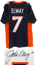 John Elway Signed Navy Custom Jersey - ELWJRY302 - John Elway Signed Navy Custom Jersey product image