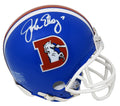 John Elway Signed Broncos Throwback 'D' Riddell Mini Helmet - ELWMIN300 - John Elway Signed Broncos Throwback 'D' Riddell Mini Helmet product image