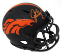 John Elway Signed Denver Broncos Eclipse Riddell Speed Mini Helmet (In Orange) - ELWMIN302 - John Elway Signed Denver Broncos Eclipse Riddell Speed Mini Helmet (In Orange) product image