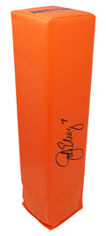 John Elway Signed Orange Football Endzone Pylon - ELWPYL300 - John Elway Signed Orange Football Endzone Pylon product image