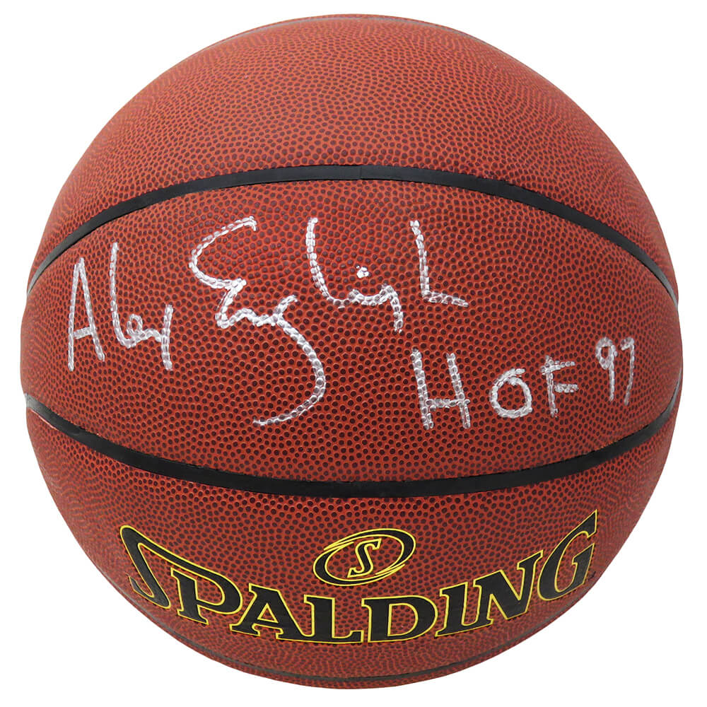 Alex English Signed Spalding Indoor/Outdoor NBA Basketball w/HOF'97 - ENGBSK200 - Alex English Signed Spalding Indoor/Outdoor NBA Basketball w/HOF'97 product image