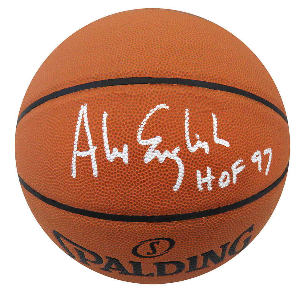 Alex English Signed Spalding All Confrence Indoor/Outdoor NBA Basketball w/HOF'97 - ENGBSK204 - Alex English Signed Spalding All Confrence Indoor/Outdoor NBA Basketball w/HOF'97 product image