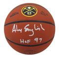 Alex English Signed Wilson Denver Nuggets Logo NBA Basketball w/HOF'97 - ENGBSK205 - Alex English Signed Wilson Denver Nuggets Logo NBA Basketball w/HOF'97 product image