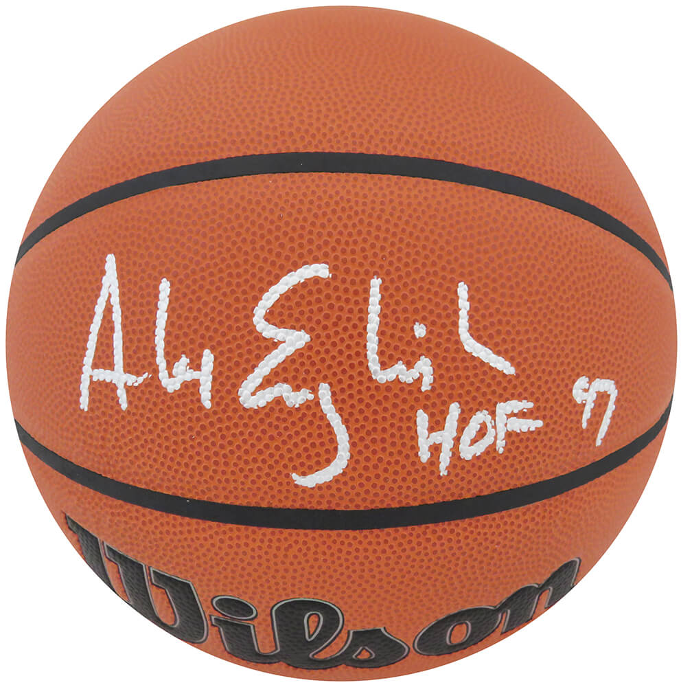Alex English Signed Wilson Indoor/Outdoor NBA Basketball w/HOF'97 - ENGBSK206 - Alex English Signed Wilson Indoor/Outdoor NBA Basketball w/HOF'97 product image