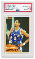 Alex English Signed Denver Nuggets 1981-82 Topps Basketball Trading Card #W68 - (PSA Encapsulated) - ENGCAR203 - Alex English Signed Denver Nuggets 1981-82 Topps Basketball Trading Card #W68 - (PSA Encapsulated) product image
