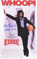 Alex English Signed Eddie 11×17 Movie Poster w/Cavs Coach - ENGPST200 - Alex English Signed Eddie 11×17 Movie Poster w/Cavs Coach product image