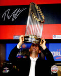 Theo Epstein Signed Chicago Cubs 2016 World Series Holding Trophy 8x10 Photo - EPS08P100 - Theo Epstein Signed Chicago Cubs 2016 World Series Holding Trophy 8x10 Photo product image