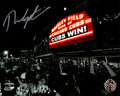 Theo Epstein Signed Chicago Cubs Wrigley Field Marquee 'Cubs Win' Spotlight 8x10 Photo - EPS08P102 - Theo Epstein Signed Chicago Cubs Wrigley Field Marquee 'Cubs Win' Spotlight 8x10 Photo product image