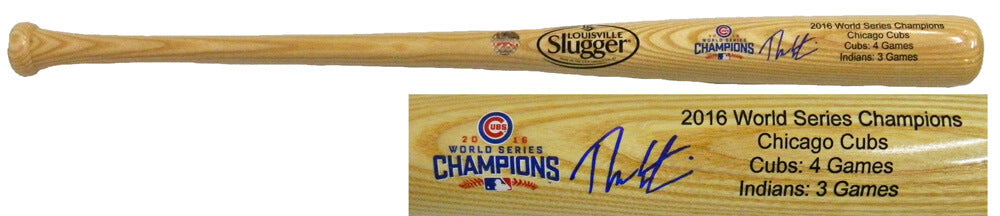 Theo Epstein Signed Louisville Slugger Chicago Cubs 2016 World Series Champion Blonde Bat - EPSBAT102 - Theo Epstein Signed Louisville Slugger Chicago Cubs 2016 World Series Champion Blonde Bat product image