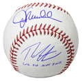 Joe Maddon & Theo Epstein Dual Signed Rawlings Official MLB Baseball w/We Did Not Suck - EPSBSB118 - Joe Maddon & Theo Epstein Dual Signed Rawlings Official MLB Baseball w/We Did Not Suck product image