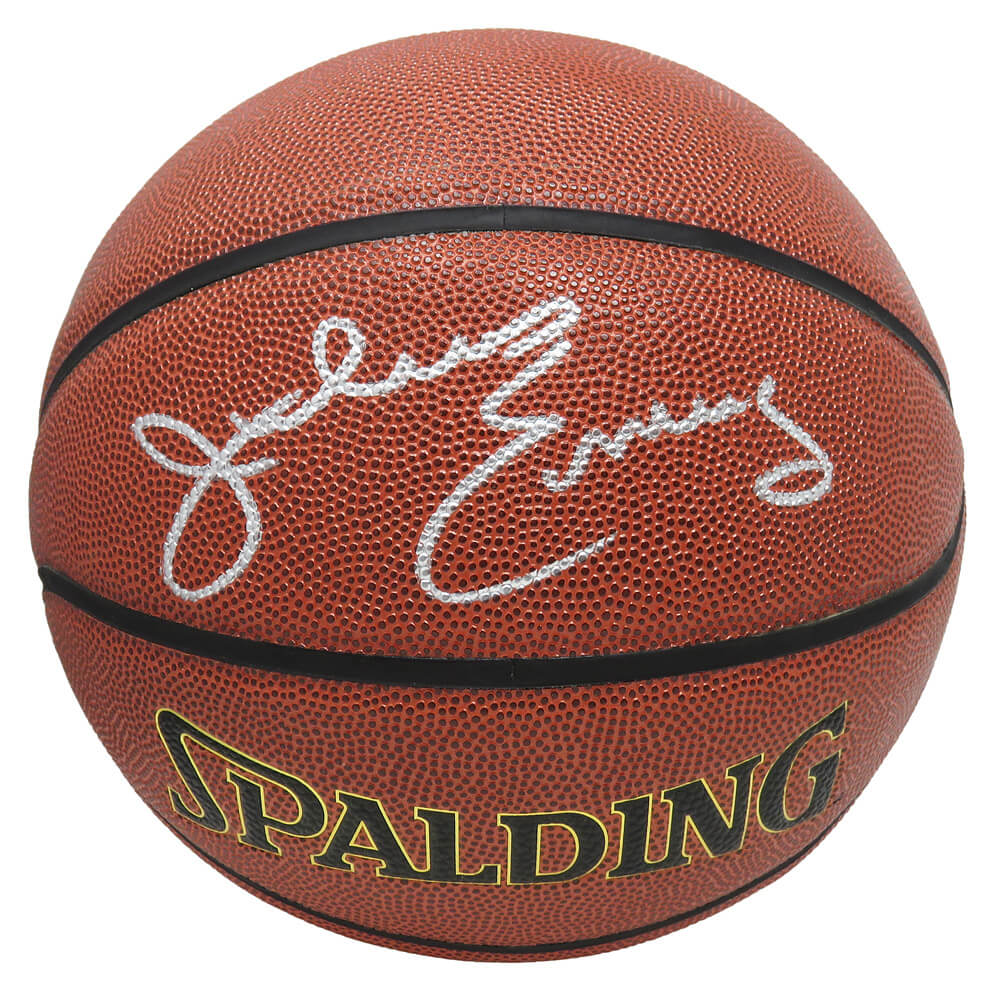 Julius Erving Signed Spalding NBA Indoor/Outdoor Basketball - ERVBSK202 - Julius Erving Signed Spalding NBA Indoor/Outdoor Basketball product image
