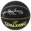 Julius "Dr. J' Erving Signed Spalding Elevation Black NBA Basketball - ERVBSK203 - Julius "Dr. J' Erving Signed Spalding Elevation Black NBA Basketball product image
