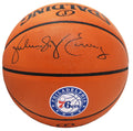 Julius "Dr. J' Erving Signed Spalding Philadelphia 76ers Logo Game Series Replica NBA Basketball - ERVBSK204 - Julius "Dr. J' Erving Signed Spalding Philadelphia 76ers Logo Game Series Replica NBA Basketball product image