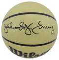 Julius 'Dr. J' Erving Signed Wilson Gold NBA Basketball - ERVBSK209 - Julius 'Dr. J' Erving Signed Wilson Gold NBA Basketball product image