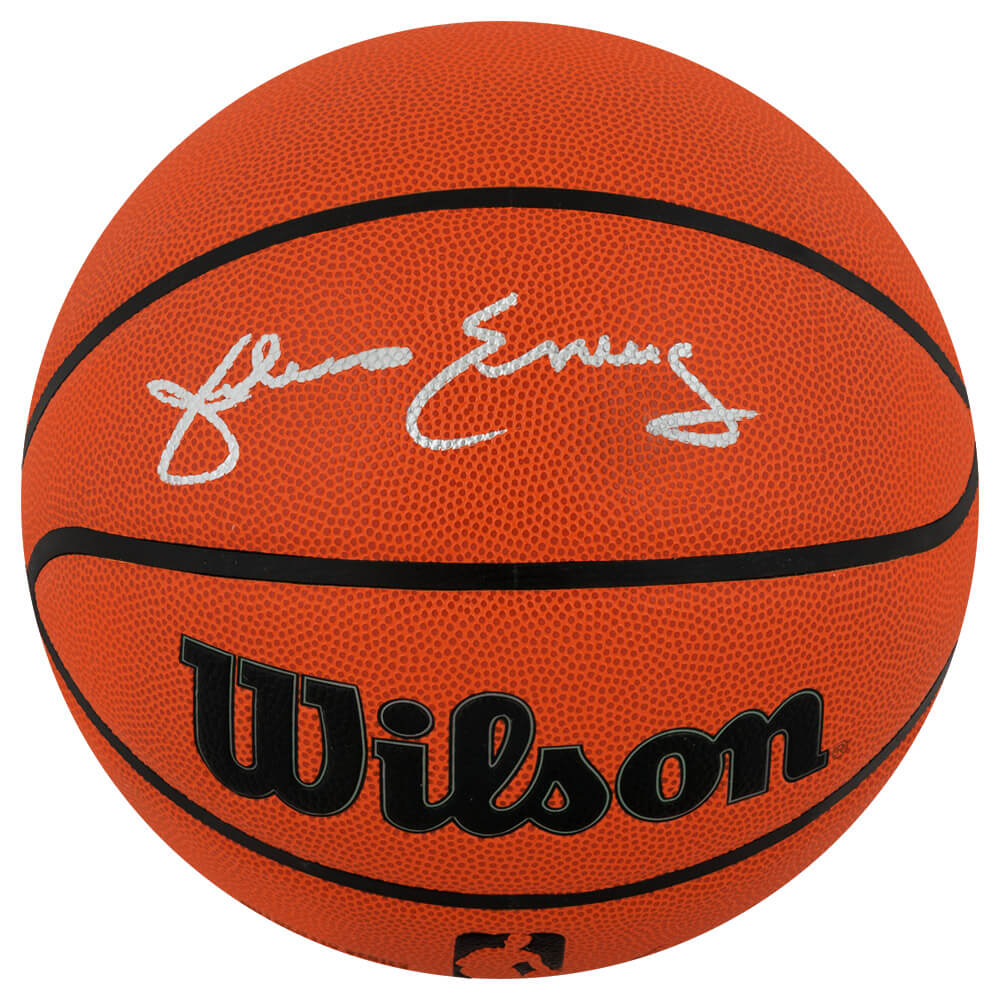 Julius Erving Signed Wilson Indoor/Outdoor NBA Basketball - ERVBSK211 - Julius Erving Signed Wilson Indoor/Outdoor NBA Basketball product image