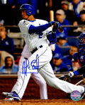 Alcides Escobar Signed Kansas City Royals 2015 World Series Swinging Action 8x10 Photo - ESC08P101 - Alcides Escobar Signed Kansas City Royals 2015 World Series Swinging Action 8x10 Photo product image