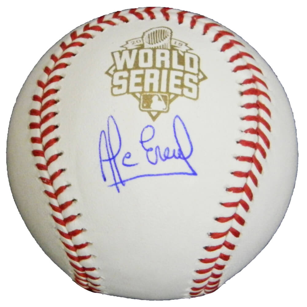 Alcides Escobar Signed Rawlings 2015 World Series Logo Baseball - ESCBSB100 - Alcides Escobar Signed Rawlings 2015 World Series Logo Baseball product image